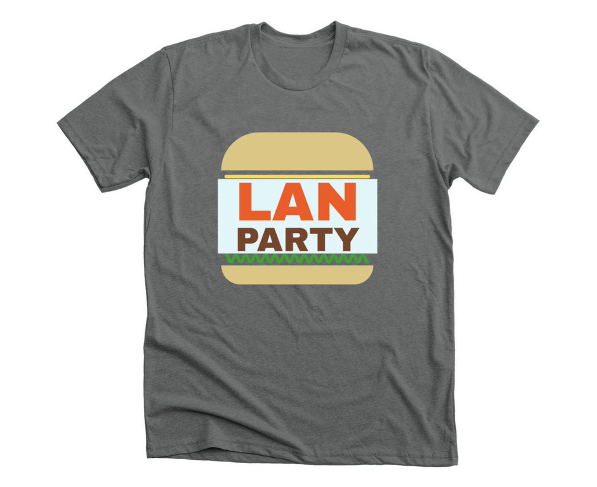 lanpartyonbrg's tweet photo. This month we are giving 100% of the profits from our merch store to @food4thehungry! New designs are up on the site, link in bio! https://t.co/z2lCsQbUa2