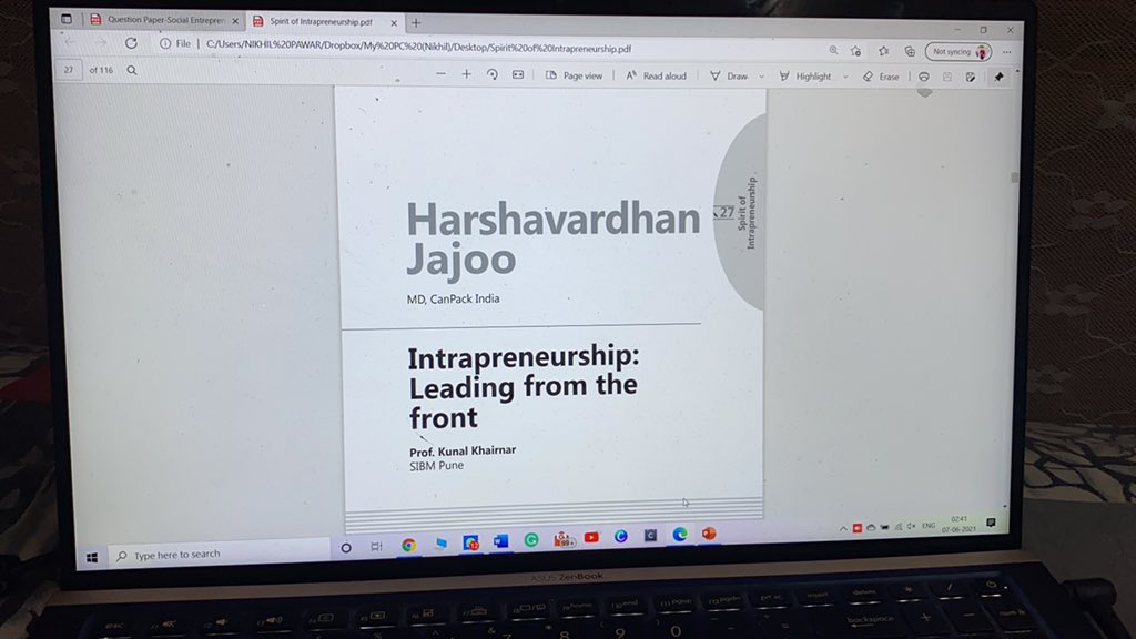 foundernikhil's tweet photo. @hvjajoo Harshavardhan Sir! just completed reading your story which was in my BBA Entrepreneurship Curriculum at Bennett University &amp; I find it so inspiring and connecting as i am also an early entrepreneur, I hope i could get a chance to meet you once in my life. https://t.co/0Zgst2jxQO