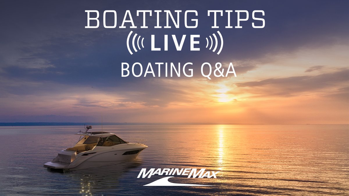 Bring your toughest boating-related questions! ⚓️🔴 Going Live on #YouTube at 3PM EST: youtu.be/TeE58nCunQs #BoatingTips