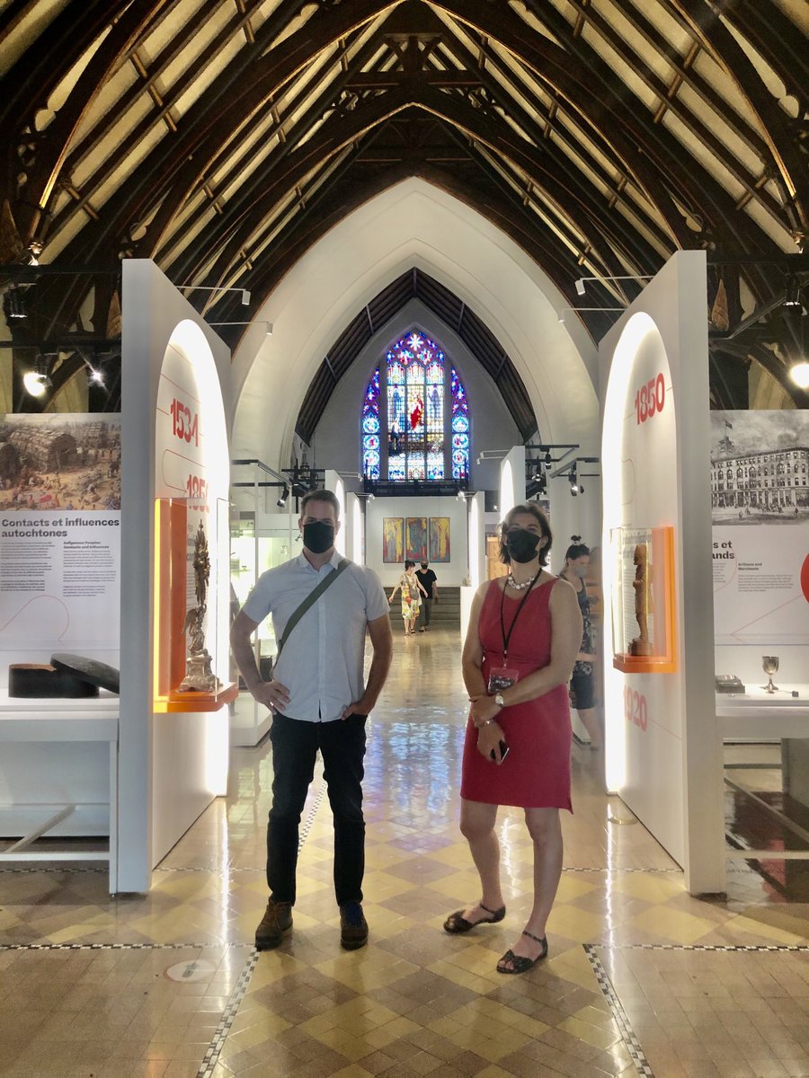 alexboulerice's tweet photo. J’ai eu le plaisir de visiter la nouvelle expo du Musée des métiers d’art du #Québec avec sa directrice @PerretteSubtil. Un regard fascinants sur notre histoire et l’impact des immigrants sur ce savoir-faire. @MuseeMAQ #MMAQCollection @museesQc #museesQc #polcan #NPD https://t.co/sZxq4wltww
