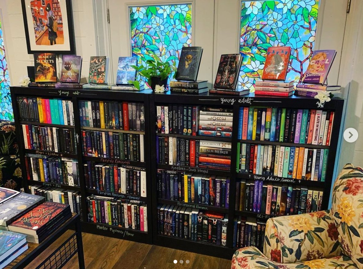 Big changes to our Young Adult section! Come check it out! 🖤 #papercutbookstore #youngadultbooks