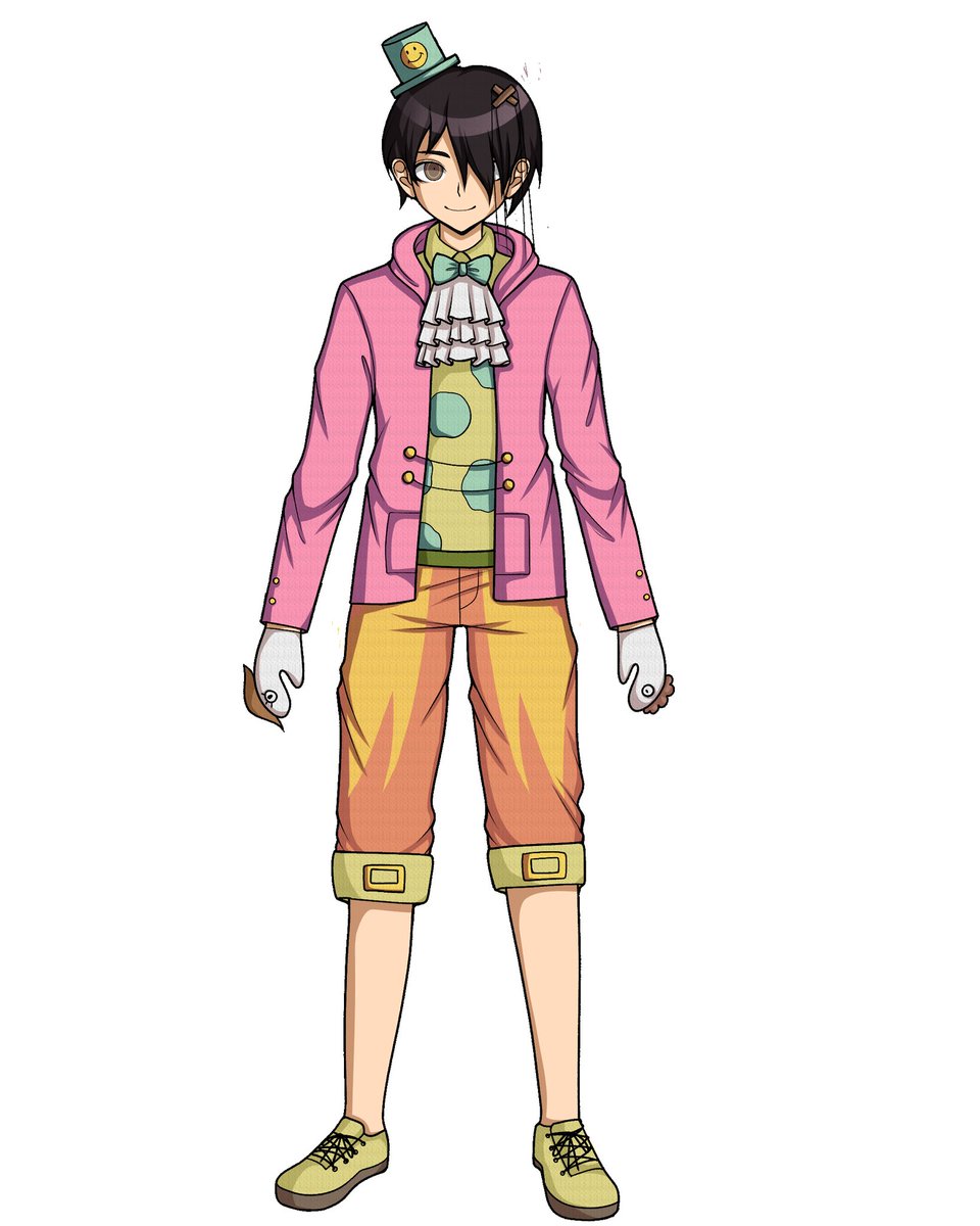 iv_despair's tweet photo. We're back with new characters! This is Himo Kugutsu, the Ultimate Puppeteer (although he prefers to be called the Ultimate Entertainer). This successful boy is the star of his own children's show, and will prove to be a great ally to the player! https://t.co/J0ci11LbwL