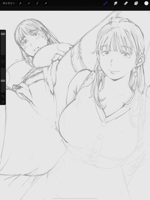 何か適当に色でもつける絵を模索中🖌 