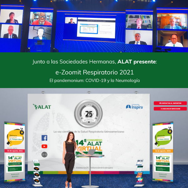ALATorax's tweet photo. @SMNYCT #LatinoaméricaInspira @ALATorax presente, junto a las sociedades hermanas, en el E-Zoomit Respiratorio 2021 ¡Felicitaciones a los organizadores por el éxito del evento! https://t.co/EJBwhopp0D