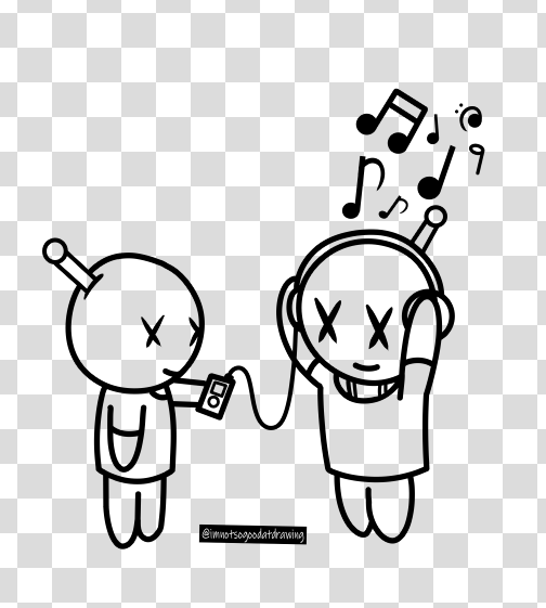 IMN0TSOGOOD's tweet photo. Not sure if this is gonna turn into a full drawing but I like the doodle #art #drawing #voodoo #couple #couplefun #music #myoc #myownart #myowncharacter #headphones #audio #wip #workinprogress #roughdraft #krita @Krita_Painting 
#instagramart #twitterart https://t.co/Pfna7E8WhD