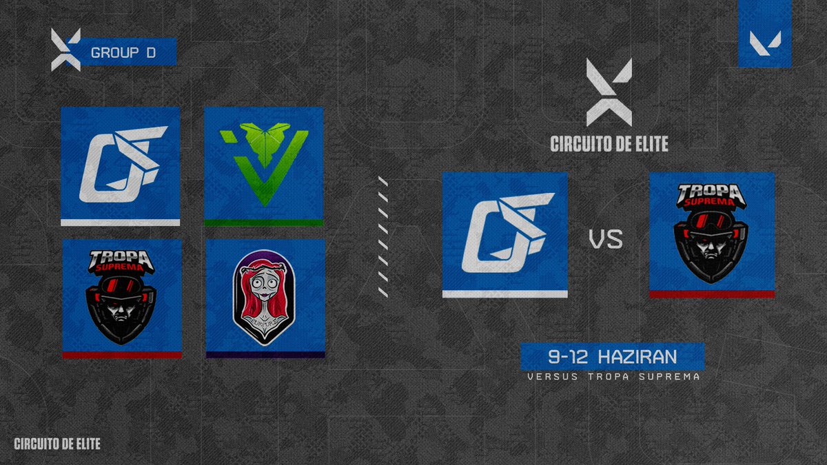 OtherSideTR's tweet image. VALORANT takımımız Circuito de Elite Round #1 turnuvasında grup aşamalarına kalmayı başardı ve son 16'ya adını yazdırdı. 
Takımımız 9-12 Haziran tarihleri arasında D grubunda mücadele edecek.
Başarılar takım! #letsgOS

#OtherSide #LookDifferent