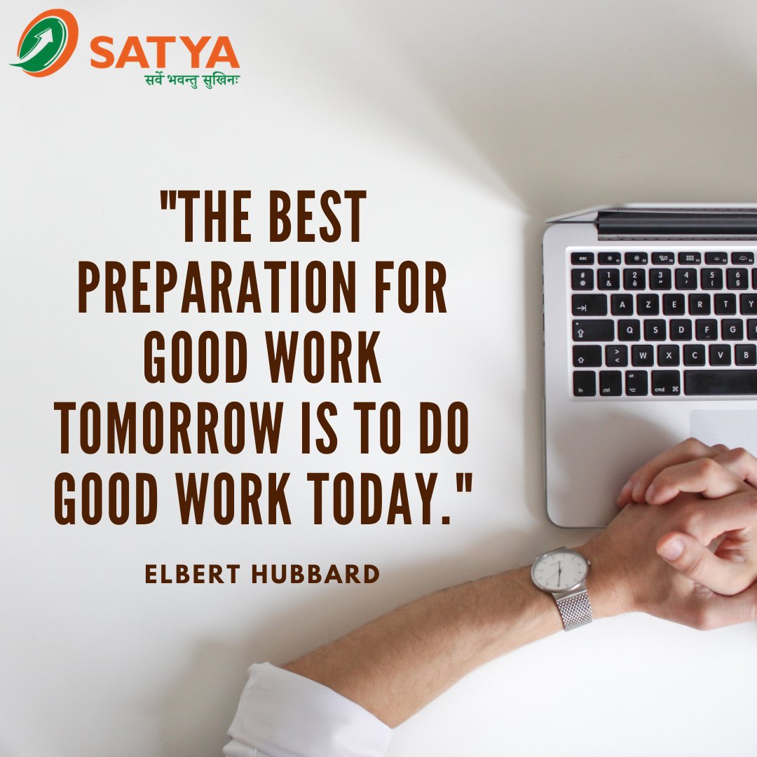 SatyaMicro's tweet photo. Preparation for tomorrow is hard work today โ Bruce Lee
#MondayMotivation #Hardwork #DoyourBest #BruceLee #PreparationforTomorrow #ElbertHubbard #GoodWork #MFI #Microentreprenuership #SATYAMicroCapitalLtd https://t.co/FKfEB0FzC3