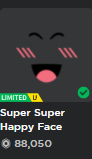 ObrenTuneRoblox's tweet photo. Super Super Happy Face Giveaway! 🎉
(no premium? i will send you a $10 robux giftcard)

❤️Like the tweet
👤Follow me &amp; @SupremeGivesss
🔁Retweet
👉Ends June 7th. https://t.co/iAXvAbkjv9