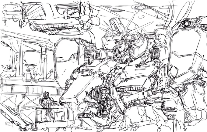 #軽い気持ちで描いたら思った以上に反響があった絵
20分でサッと描いたのにえらい伸びて驚いた。 