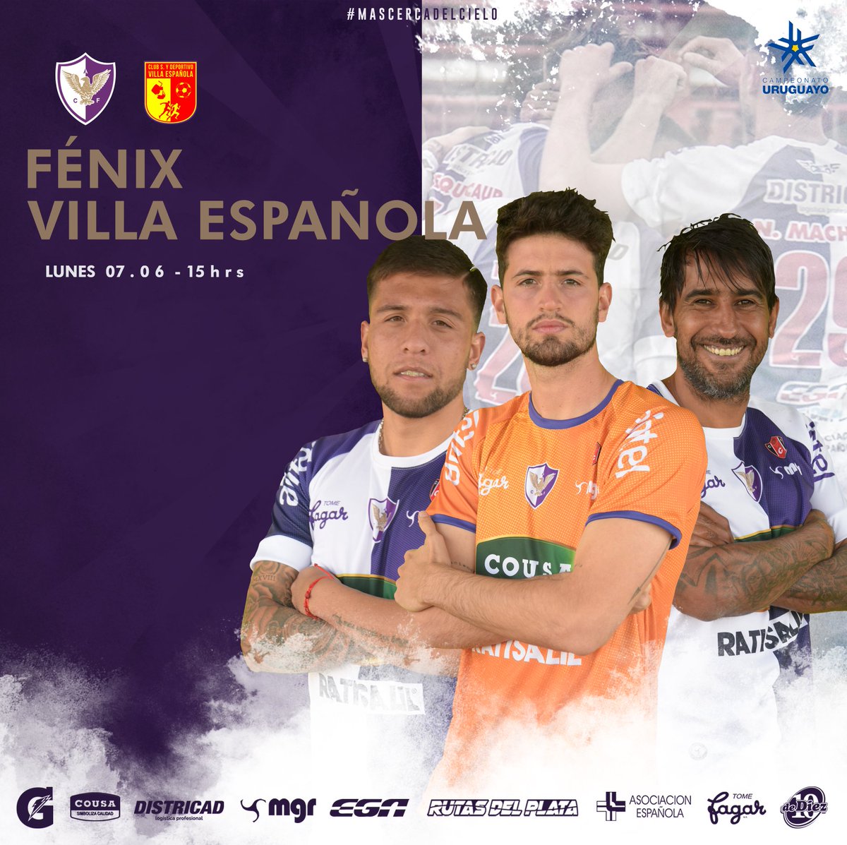 CAFenix_'s tweet photo. Llegó el día... Hoy juaga FÉNIX!!
Fénix vs Villa Española

🏟️ Parque Capurro
⏱️ 15 Hs 
🚷 Sin público 

#MasCercaDelCielo
#LosColoresQueNosUne https://t.co/8B4B8fX1lM