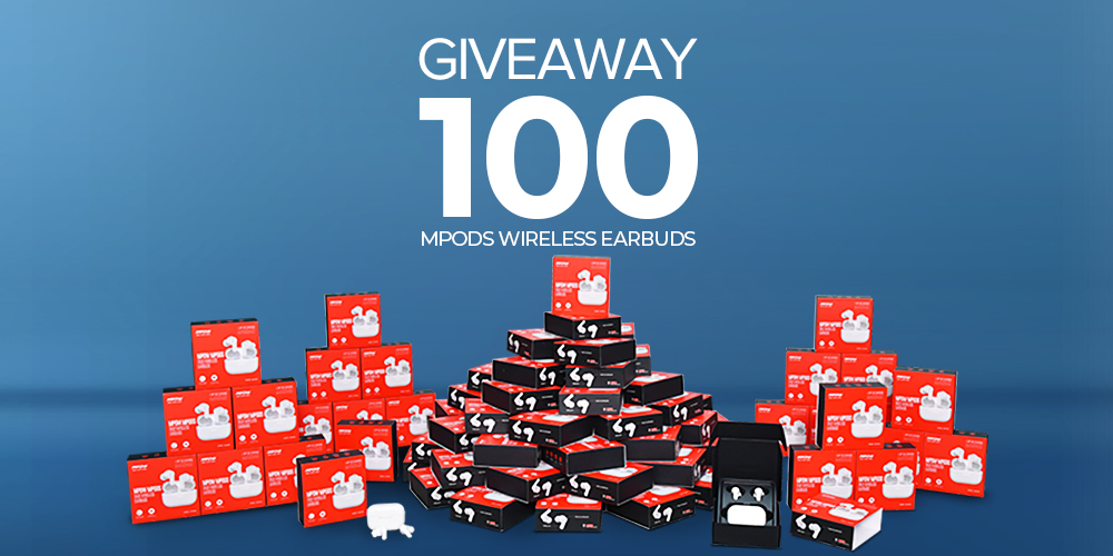 #Countdown Only 4 hours left! 
🚩The June Giveaway will start at 00:01 AM PT, June 7th.
- What're the prizes?
- They're MPods Wireless Earbuds.