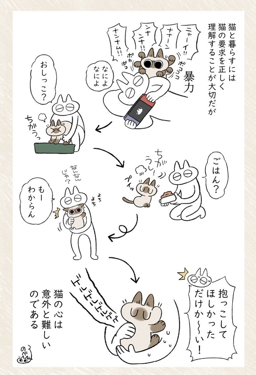 ねこごころふくざつ
 #シャム猫あずきさんは世界の中心 