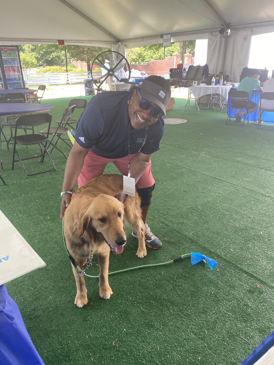1stormie1's tweet photo. Had a great time volunteering at the Rex Hospital Open this weekend and met this adorable golf fan. #RexOpen https://t.co/6tHiMNEQmd