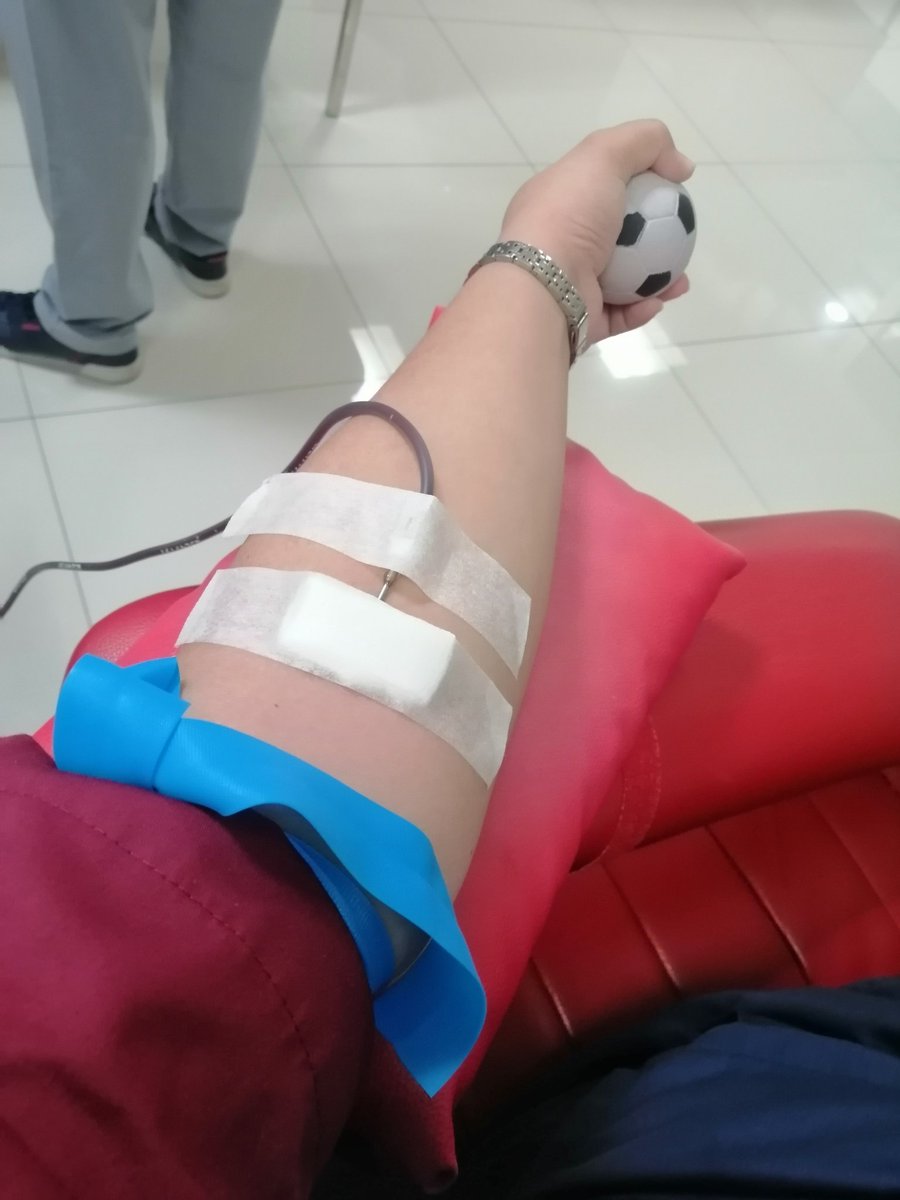 Donating blood today. Let's go!!! #BloodDonor #bloodsaveslives