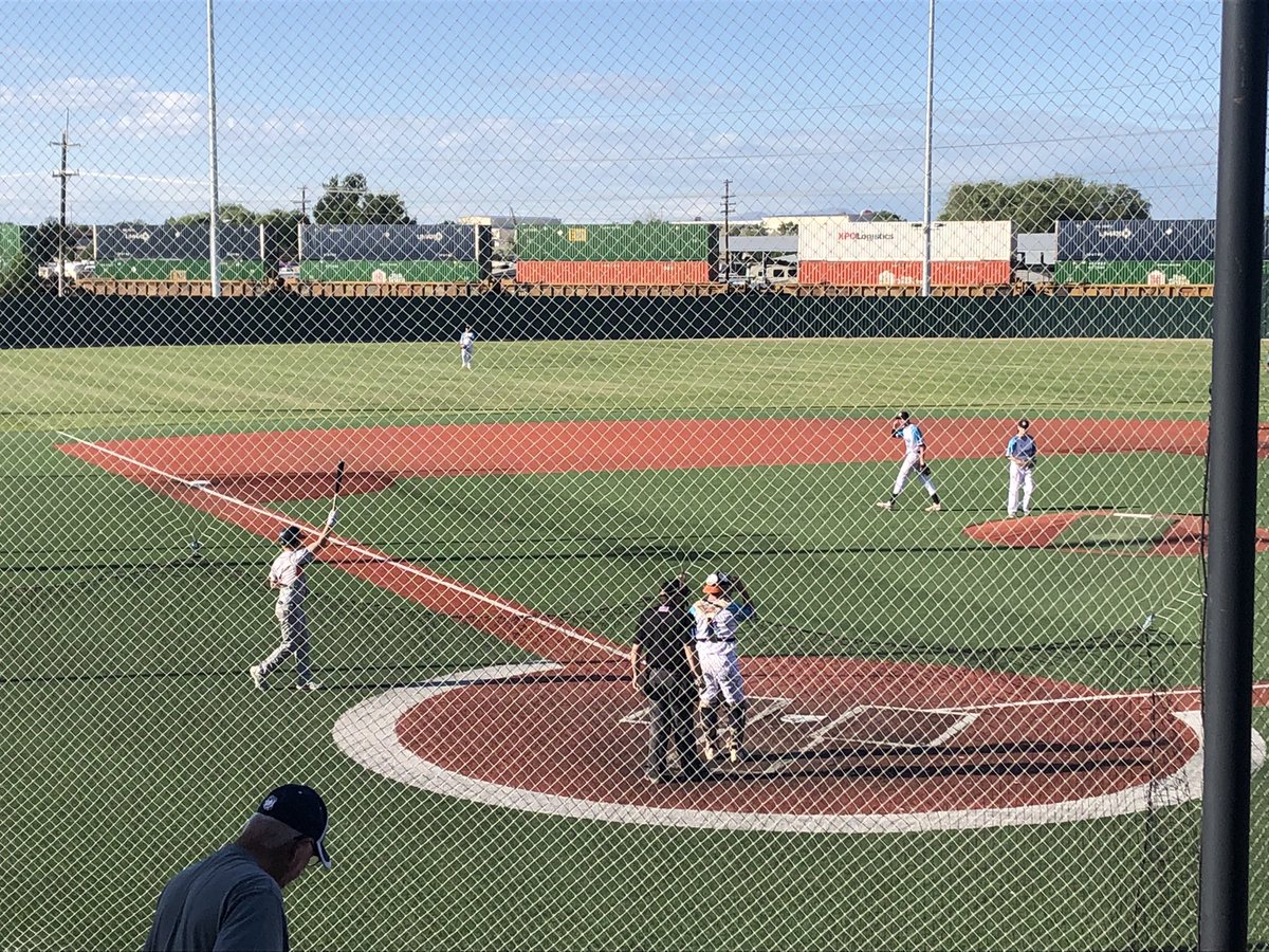 WillHoenike's tweet photo. Eight in the 8th after a well-timed #RallyTrain in Caldwell, @spudsbaseball wins, 10-2. My daughter had a blast, good atmosphere. https://t.co/D8WNIuEdKY