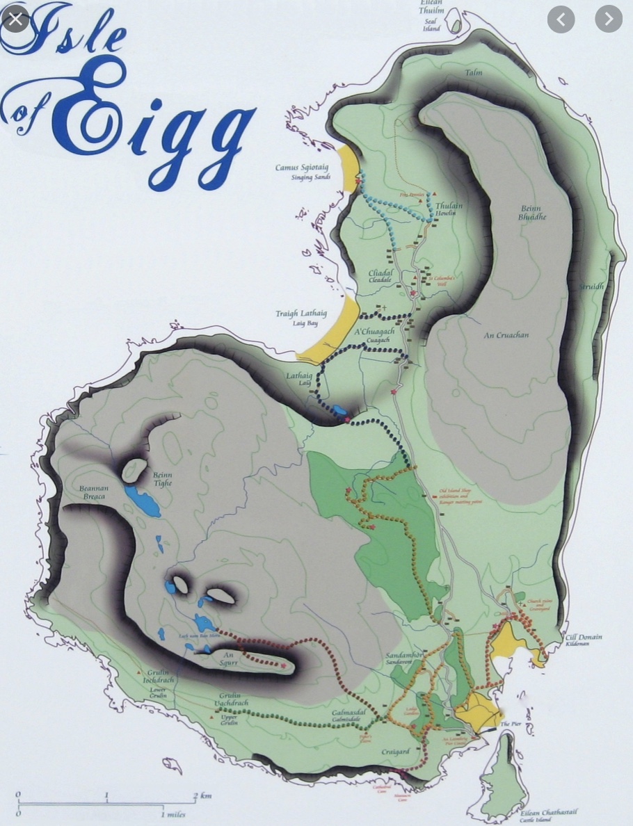 Isle Of Eigg Map H&I Voices: James Martin, Hlh Executive Director On Twitter: "For Those Who  Might Not Know Much About Eigg, We're One Of The Four Small Isles. 110 Or  So Folk Live On Our