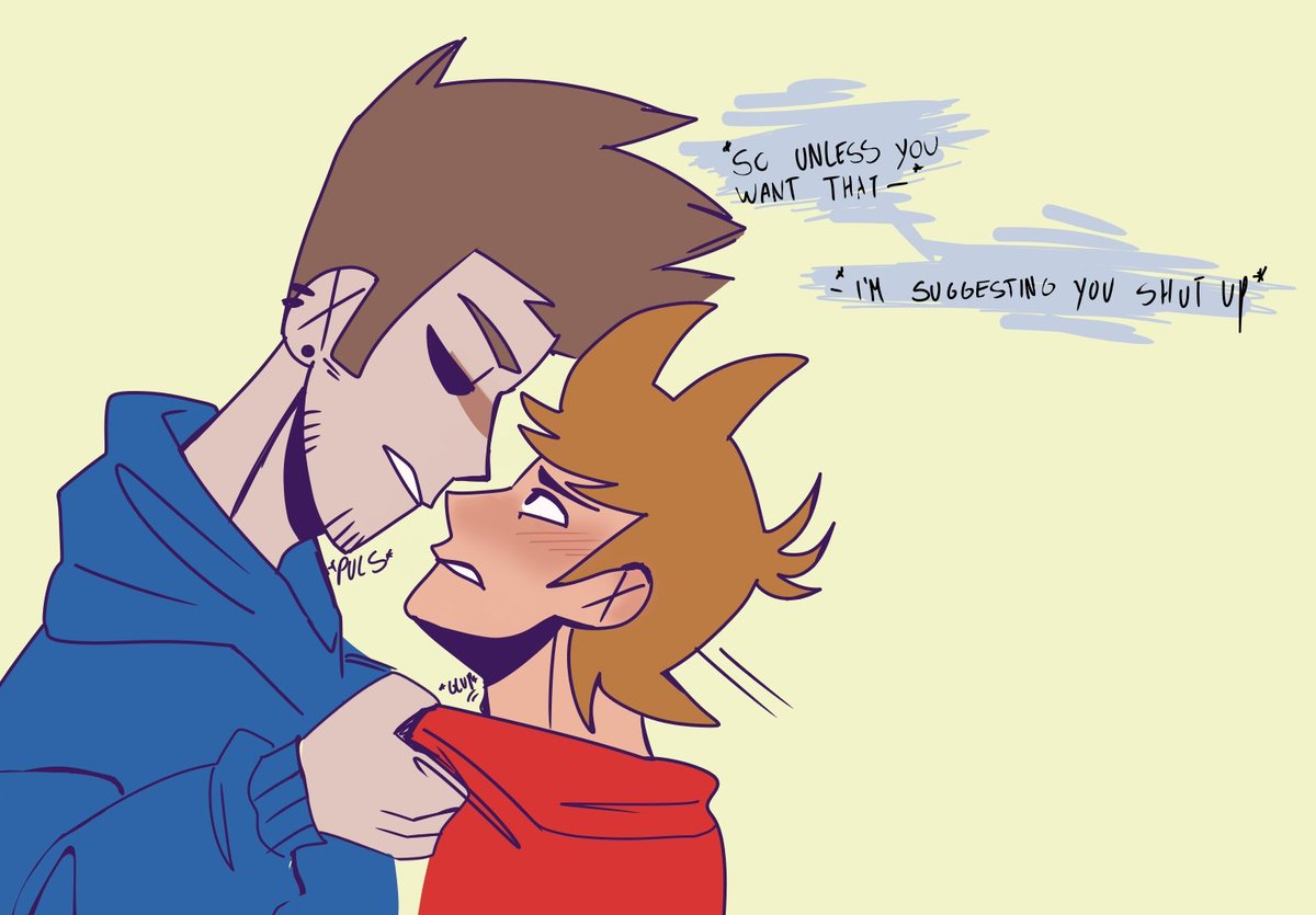 Natalie20019084's tweet photo. So um... I posted this comic on my Instagram but it didn't go so well so im posting it here. I think it's pretty vanilla
#tomtord #eddsword #tord #tom #drawing #digitalart #comic https://t.co/w9wMINLLno