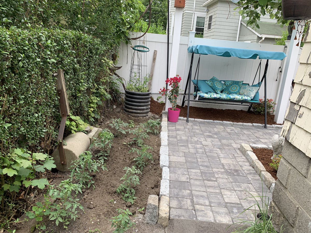TonyLandscape's tweet image. Back yard patio and Fountain ⛲️