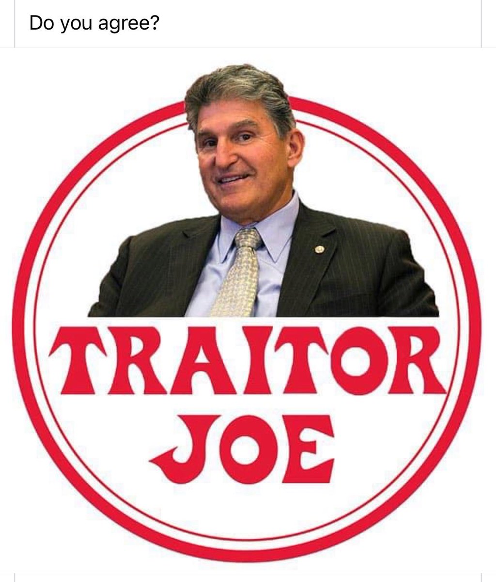 AssusReamus's tweet photo. What do YOU think of #JoeManchin ?! https://t.co/fZAmo9JWDW