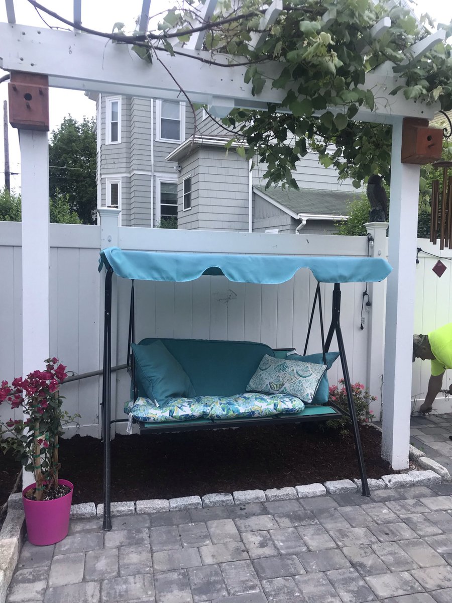 TonyLandscape's tweet image. Back yard patio and Fountain ⛲️