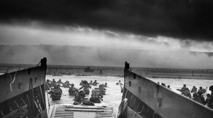 DailyCaller's tweet photo. We owe everything we have to the heroes that stormed that beach. 

Never forget their sacrifice.

#DDay https://t.co/dYfHh6pxmn