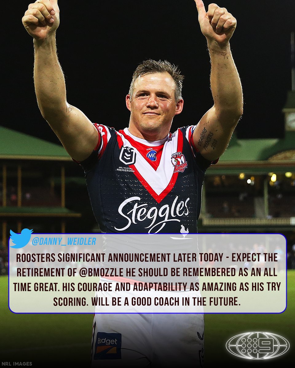 NRLonNine's tweet photo. One of the good guys on and off the field. 

All the best, Brett. ❤️️

#9WWOS #NRL https://t.co/xwq2oZlz5f