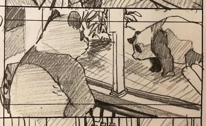 既存のものからビデオコンテを作ってみるっていう課題があったんだけど、そこでじゅじゅOPを絵コンテっぽく描いてました。楽しかったけどわかりやすくするのが難しかった… 