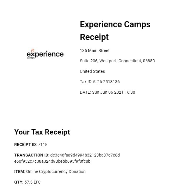 the_life_token's tweet photo. Today we made our first $10,000 donation, towards @ExperienceCamps!
We hope our donation will allow you to extend your wonderful services to as many grieving children as possible. https://t.co/9ZWmBfQhxX