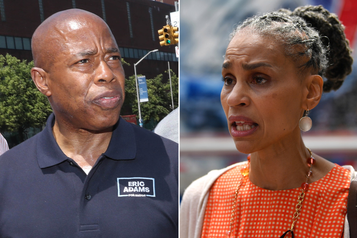 Eric Adams, Maya Wiley trade barbs over NYPD cutback proposal