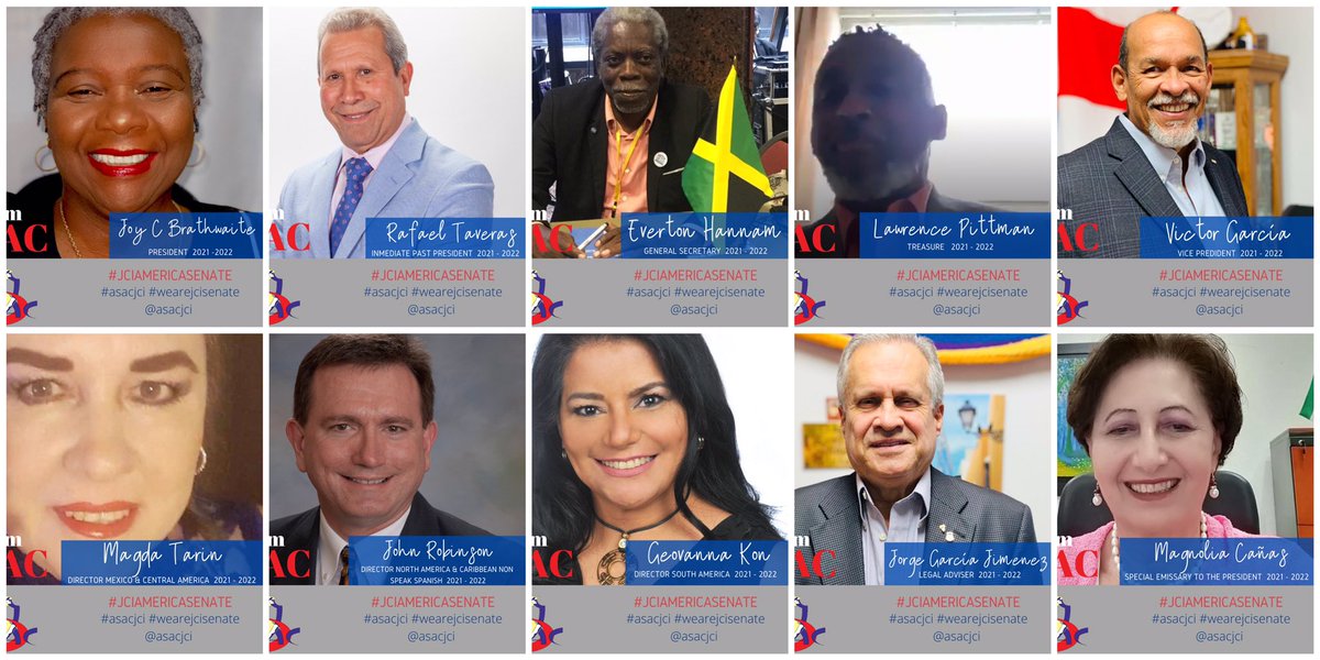 ASACJCI's tweet image. New Executive Committee of ASAC 2021-2022; Congrats Team of JCI Senator