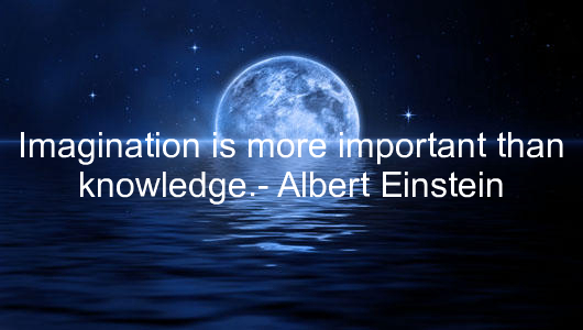 Imagination is more important than knowledge.- Albert Einstein https://t.co/HcQ7EFuq72