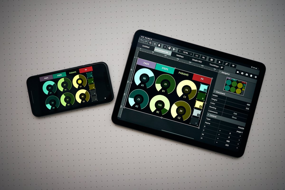 touchosc_hexler's tweet image. Extra! Extra! The next generation of TouchOSC is here! ALL the platforms, integrated editor, scripting, many connections and much more! Out now!

Read all about it
hexler.net/touchosc-the-n…

#hexler #touchosc #midi #osc #controller #ios #android #windows #mac #linux