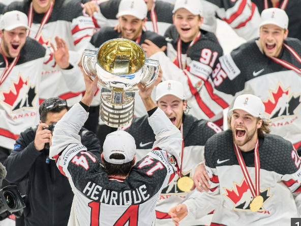 Congrats to Team Canada winning the World Championship. Lost the first 3 games, everybody counted them out. They never quit and Gallant got them going. Mangiapane, Brown, Paul and Kuemper. Beauty!
