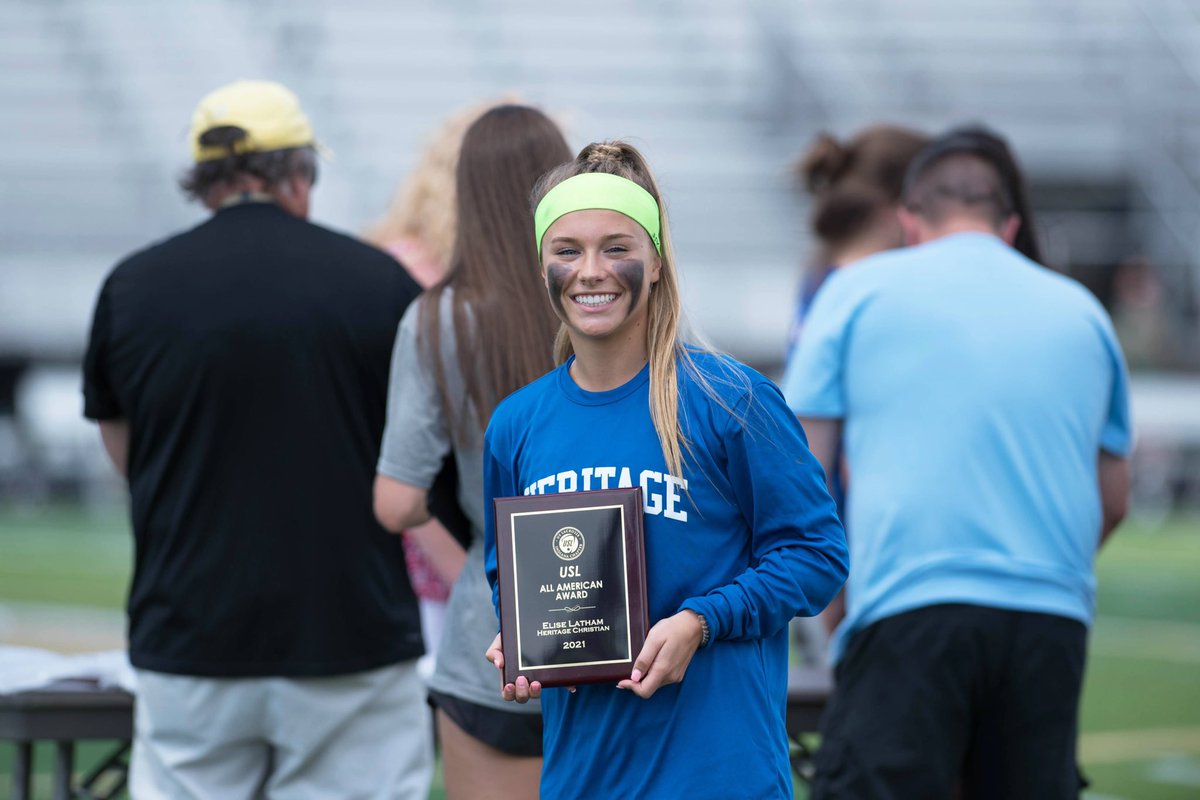 heritageglax's tweet photo. 🚨ALL-AMERICAN ALERT! To top off the weekend, junior captain Elise Latham was honored as a USA Lacrosse All-American as well as junior captain Caroline Curnutt as USA Lacrosse Academic All-American. Congrats to both of these players on this big accomplishment!! https://t.co/zfMl6HfcPg