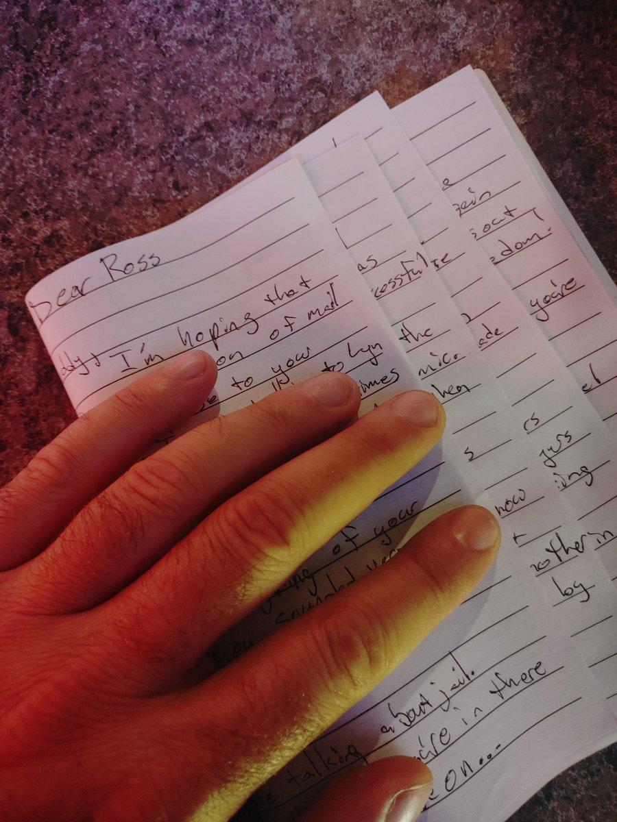 nathan_hauk's tweet photo. #dearross I'm trying to start the practice back up!! Homeboy recorded a talk for us and ended up getting brutally castigated
Write him something!! Hook him up!!
I'm sending another out on Thursday. #FreeRoss https://t.co/15nEhj79ZM