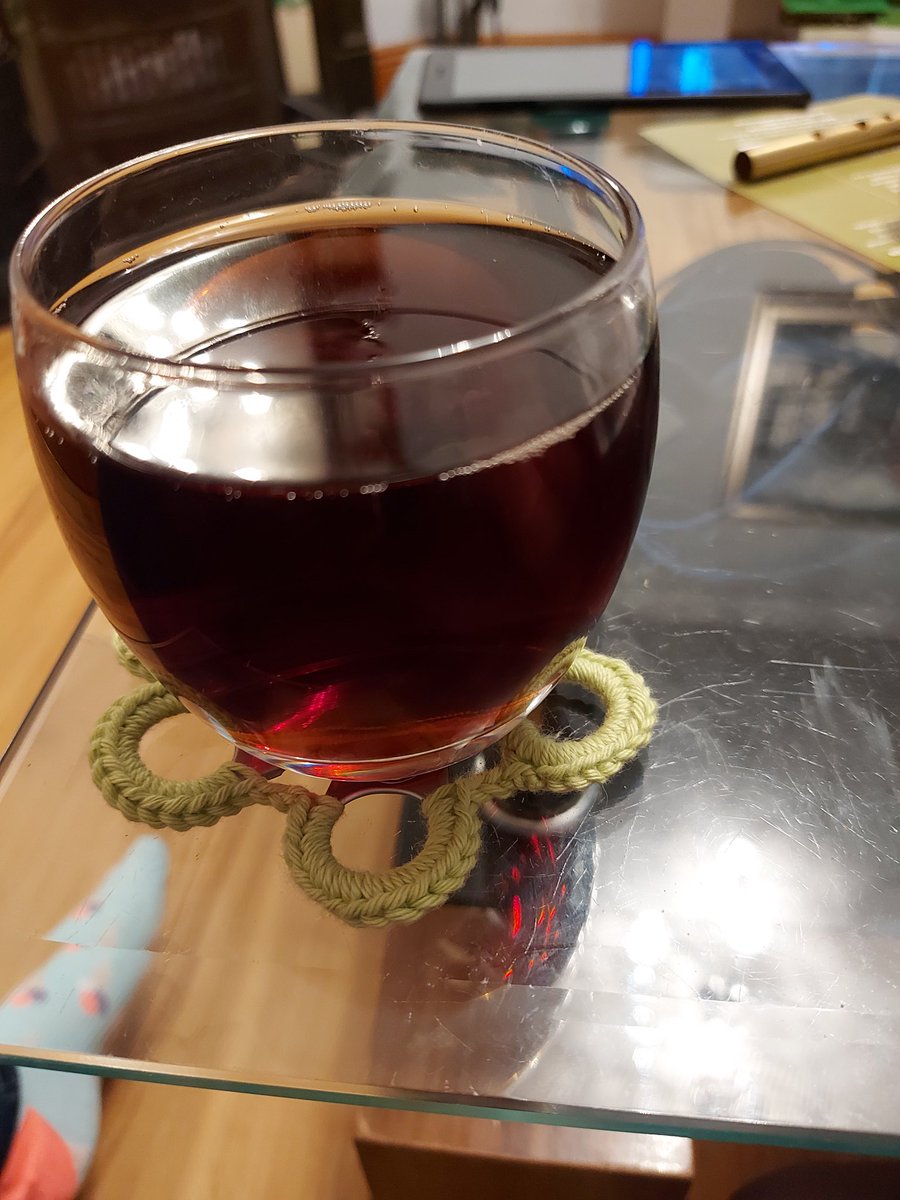taafferj's tweet photo. So I did someone a favour today. I just did what I could. In return I got this really cool coaster (and a big box of Milk Tray). Wasn't expected but much appreciated.
A lot of people appreciated the chocs too! @crochet_crafter https://t.co/yDayKyAhx0