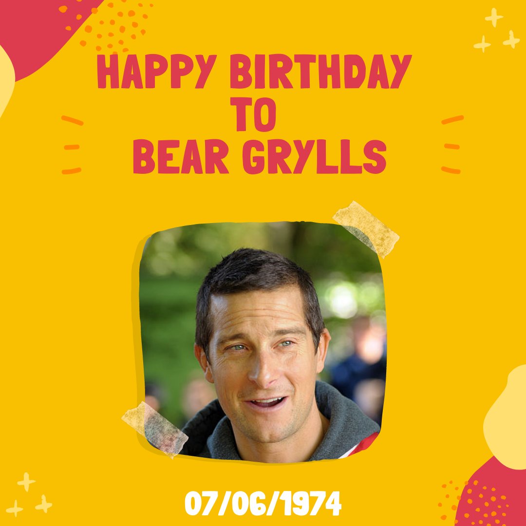 Happy Birthday Mr.Bear Grylls 