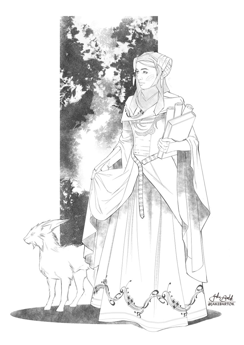 atlantic_ash's tweet photo. @JR_Bartok's beautiful medieval-fantasy adaptation of one of my favorite TCW characters! Lady Riyo Chuchi of the Principality of Pantora 🌙 #riyochuchi #TheCloneWars https://t.co/oagOJKNksD