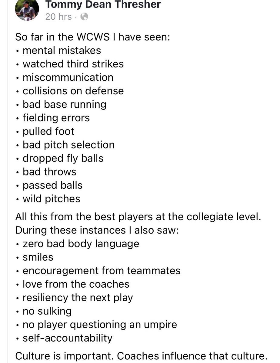 ecbscarborough's tweet photo. Love this! Players if you want to play in college, take note. What’s your culture? https://t.co/mBREObfrIi