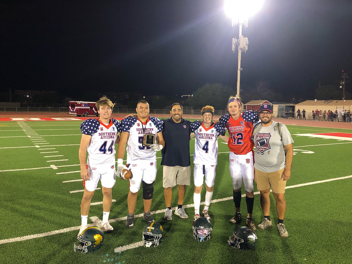Unforgettable week playing in the Southern Arizona All-Star game! Amazing way to cap off high school football. Now it’s time to get back to work and get ready for <a href="/AU_SpartanFB/">Aurora University Football</a>  Thank you <a href="/cdo_football/">CDO Football</a> <a href="/dustin_sheeley/">Dustin Sheeley</a> <a href="/ChaseRandall20/">Chase Randall</a> <a href="/Montana_neust9/">montana</a> for everything. <a href="/AuroraU/">Aurora University</a>