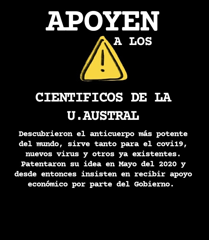#apoyenaloscientificosdelauniversidadaustral