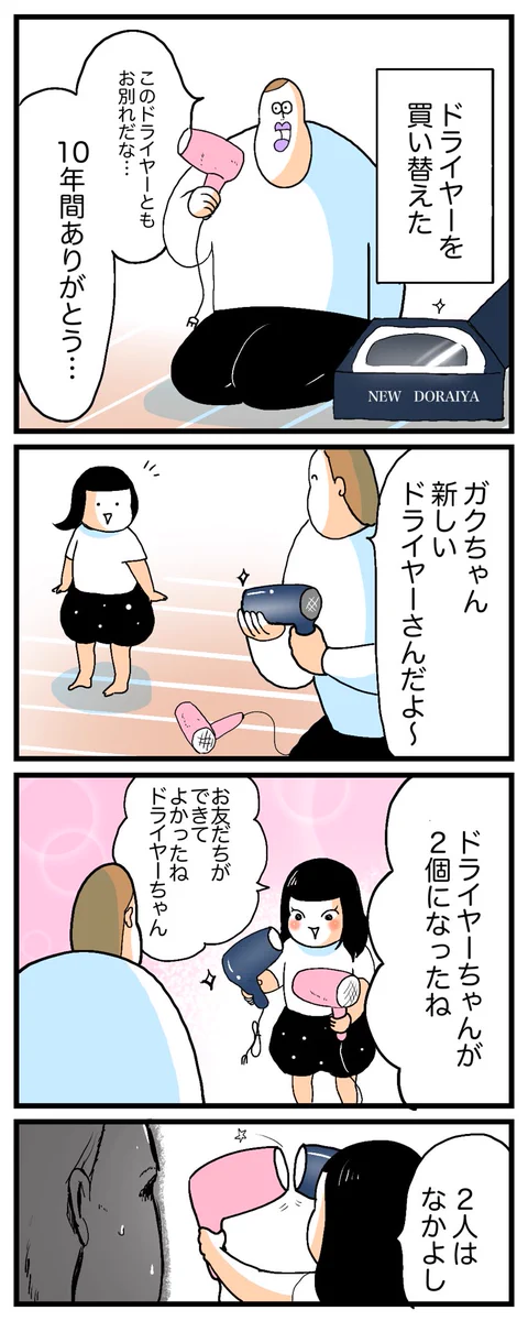 10年間使ったドライヤーとバイバイする時に？娘が取った行動www