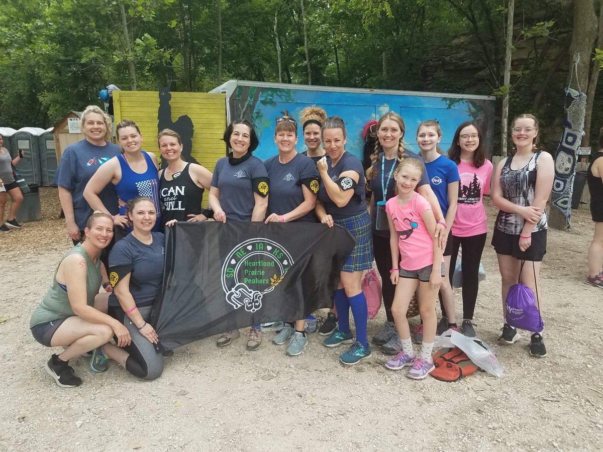 HPPeakers's tweet photo. #heartlandprairiepeakers smashed the #wildwomentimberchallenge @kc_timber today 🙌🏻 Mud &amp; laughs &amp; pushing ourselves &amp; just an awesome day in the woods together. No #peaker left behind ✊🏻@SamHeughan @MyPeakChallenge 
#ocr #teamwork #challenge #getoutside #MPC2021 #mypeakchallenge https://t.co/RzB1M6vLJd