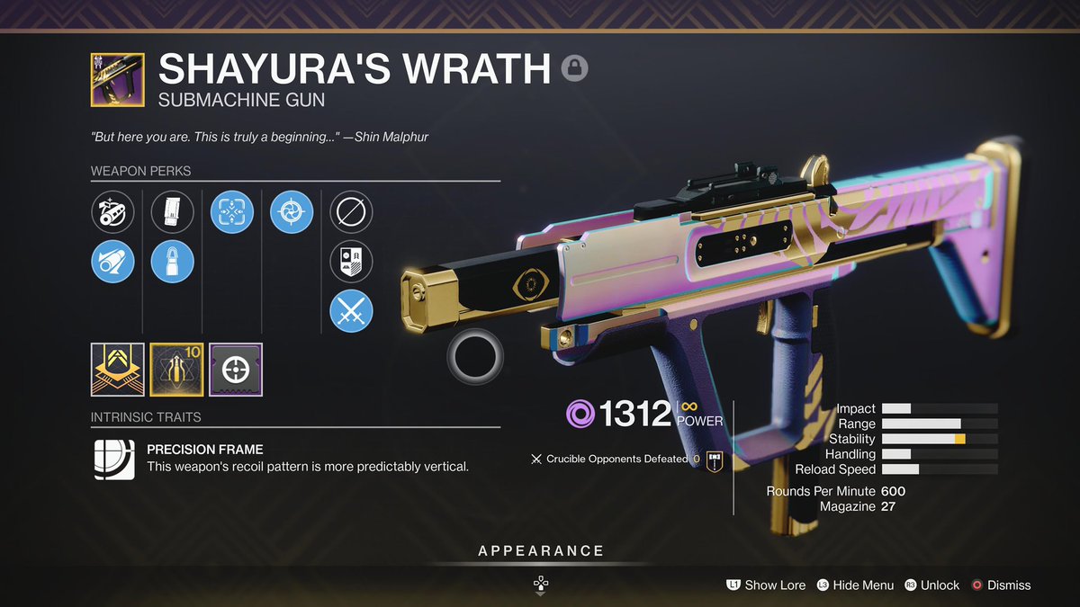 Squaddy06's tweet photo. Thanks to @JaumPm, and HolyKhaos7 for the #TrialsHelp and grabbing this new SMG. We’ll see how it feels. I’ll be back and better for next Sunday. 🤝 https://t.co/z3TX6QoMyo