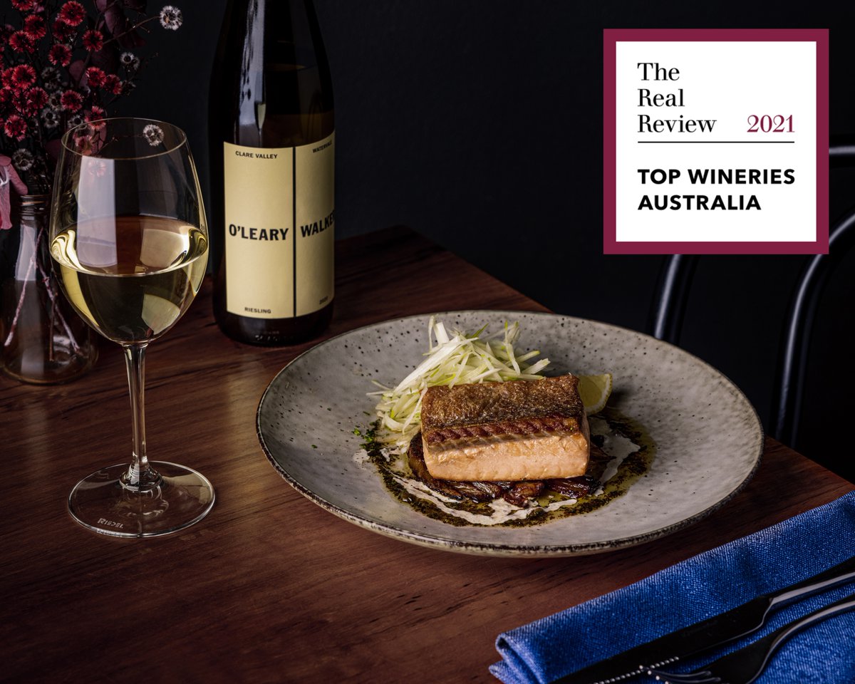 Very pleased to announce that O'Leary Walker has again been selected as one of <a href="/TheRealRvw/">The Real Review</a>'s Top Australian Wineries for 2021!

Think we'll be breaking out the bubbles tonight 🍾

See the full list here: bit.ly/3cnehD7