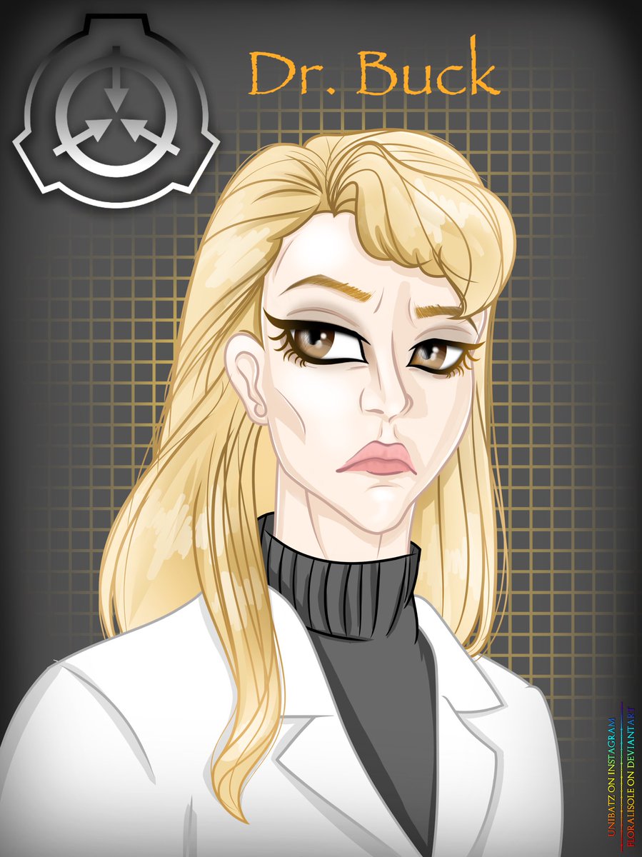 My Drawing of Dr. Amelia Buck from the SCP Tales from the