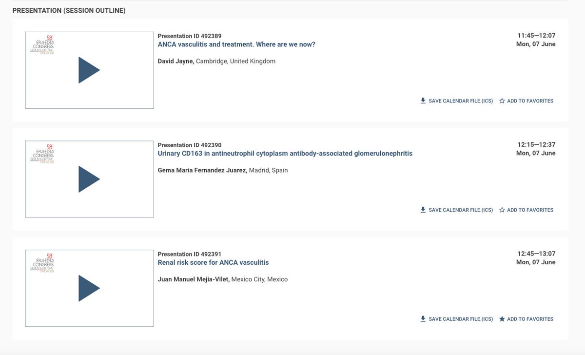 Join us tomorrow live at 11:45-13:15 CET for the 'ANCA vasculitis prognostic and treatment' session at 58th @ERAEDTA congress. #AAV #vasculitis #ERAEDTA21