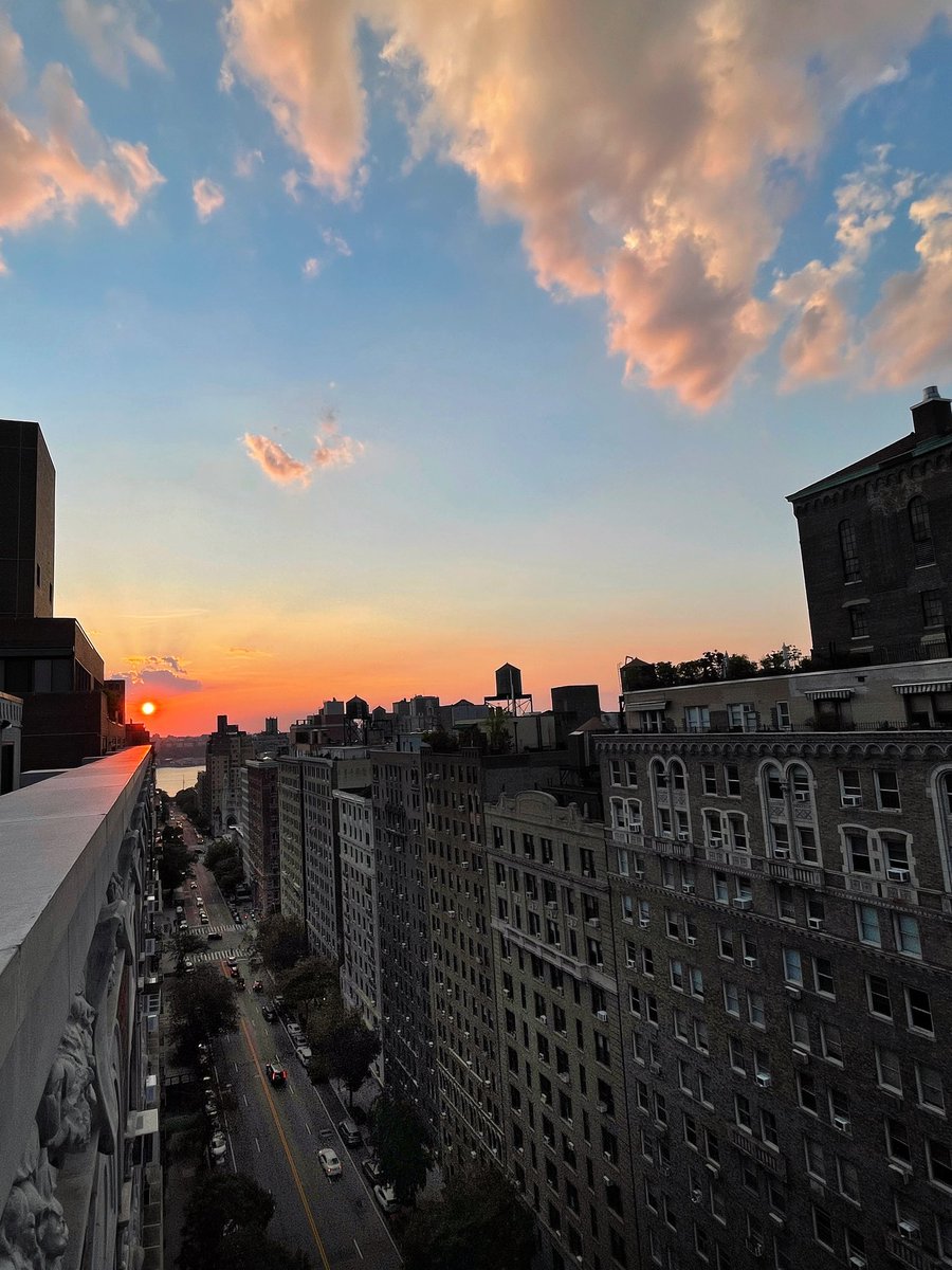 Upper West Side sunsets.