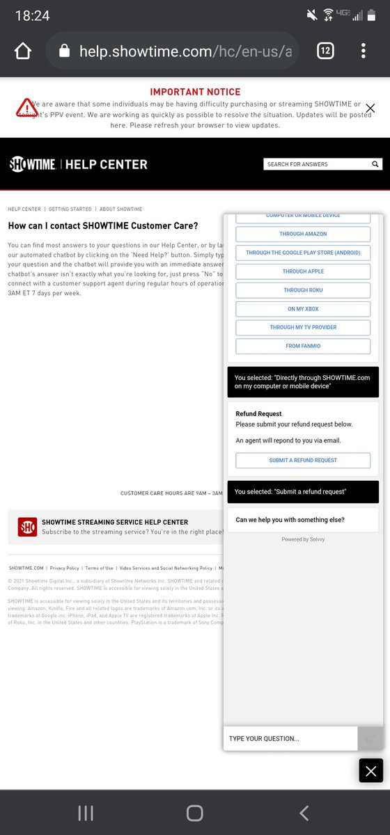 @sho_help They have changed their help feature to going straight to a refund. 
Everyone go there and demand a refund!