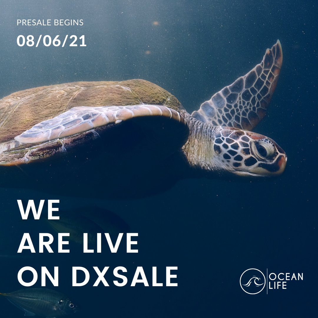 OceanLifeToken's tweet photo. 🐋We are now live on DxSale! 
Join our cleanest community and be ahead of the herd! 
DxSale live here -> 
https://t.co/76vc1bvoFQ…

#Crypto #DxSale #altcoins #charitytoken #BSC #OceanLife https://t.co/nxjFcwZIt6